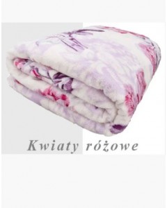 Плед розовый из микрофибры
